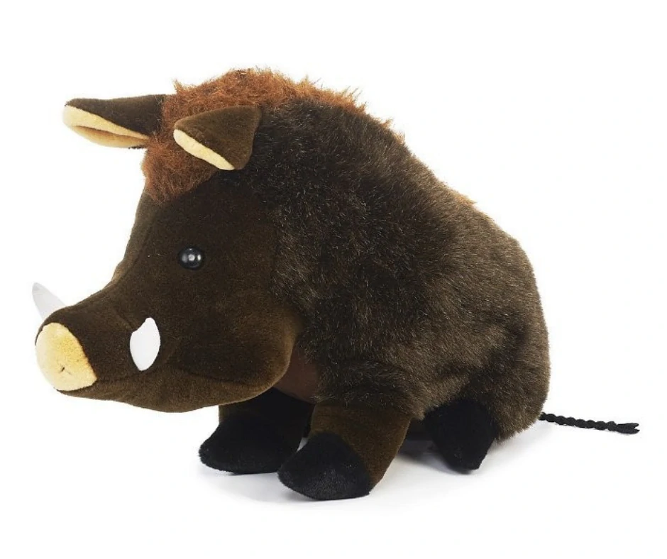 Plyšový divočák velký sedící 55 cm