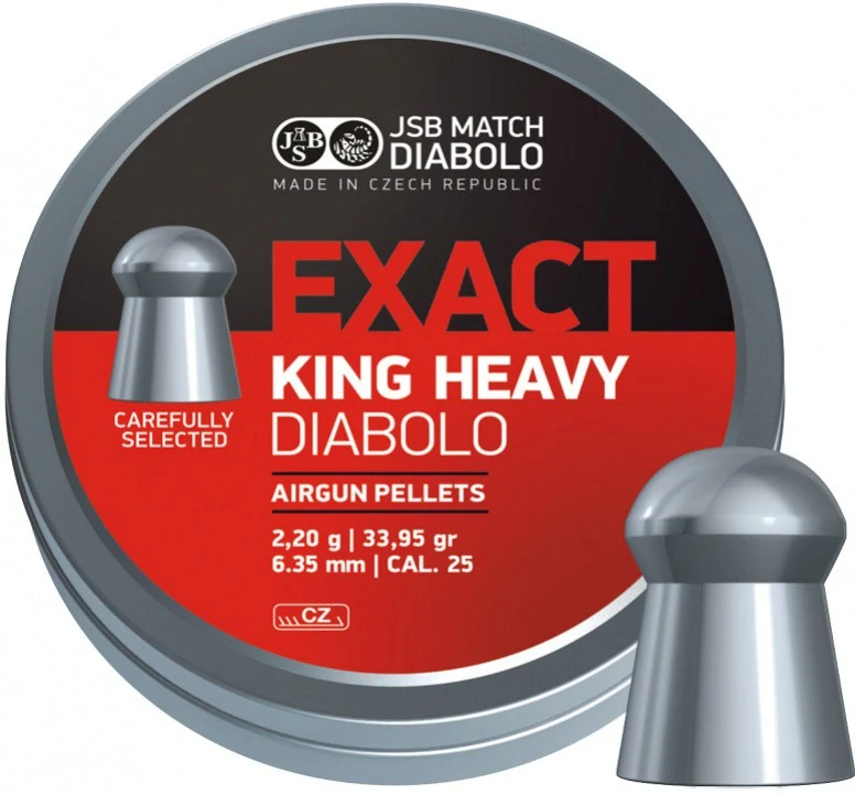 Diabolky JSB Exact King 6,35mm 150ks