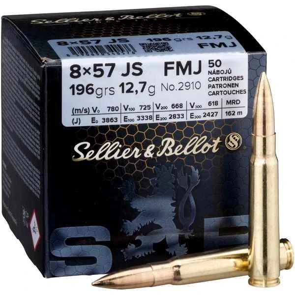 SB 8x57JS FMJ 12,7g