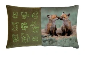 Wildzone polštář s liščaty