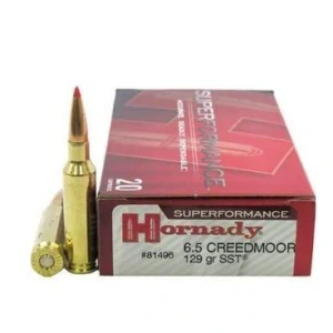 Hornady 6,5mm Creedmoor Superformance SST 129grs