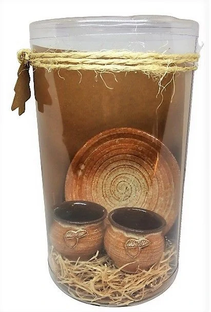 Sada 2 malých keramických hrnků