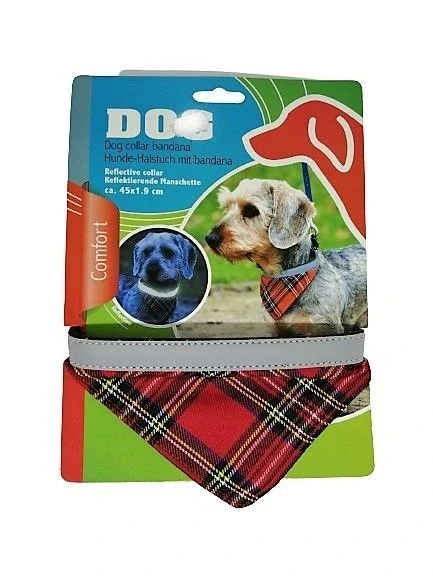 Reflexní obojek se šátkem