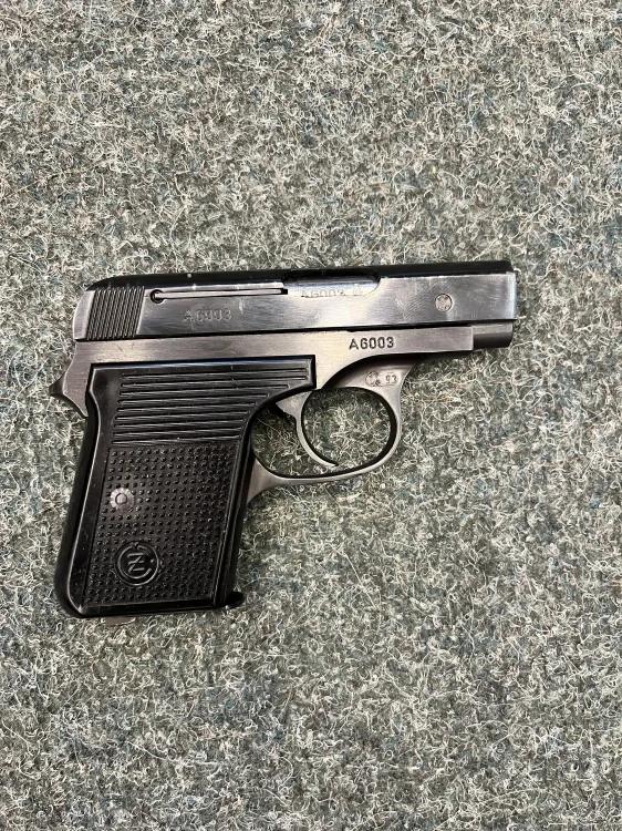 CZ vz. 92, pistole samonabíjecí, ráže 6,35 Browning