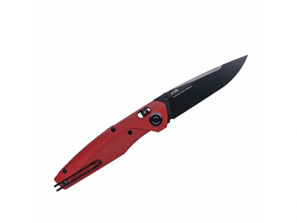 ANV Knives A100, DLC, Red