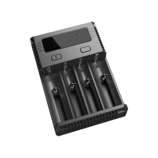 NITECORE i4 NEW inteligentní nabíječka- čtyři nezávislé pozice, nabíjí Li-ion/IMR/LiFePO4, Ni-MH, Ni-Cd